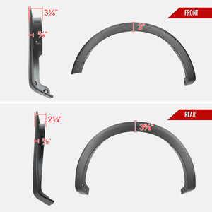 Spec-D Fender Flares Ford F150 (2021-2022) Smooth Texture