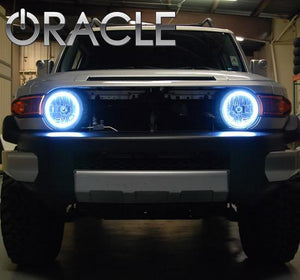 188.10 Oracle Headlight LED Halo Kit Toyota FJ Cruiser (07-14) [Waterproof - Surface Mount] Multicolored - Redline360