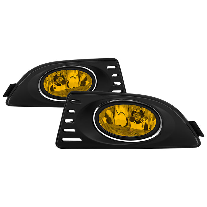 45.09 Spyder OEM Style Fog Lights Acura RSX (05-07) [w/ Switch] Smoke / Yellow / Clear - Redline360