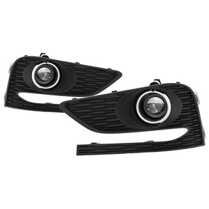 87.40 Spyder OEM Style Fog Lights Chevy Cruze (17-18) [w/ Switch] Clear - Redline360