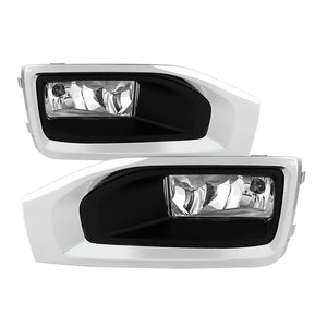 108.91 Spyder OEM Style Fog Lights GMC Yukon/Yukon Denali (15-18) [w/ Cover & Switch] Clear - Redline360