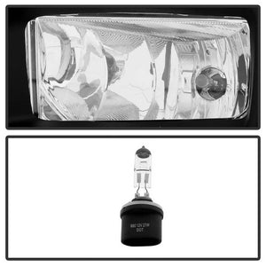 108.91 Spyder OEM Style Fog Lights GMC Yukon/Yukon Denali (15-18) [w/ Cover & Switch] Clear - Redline360