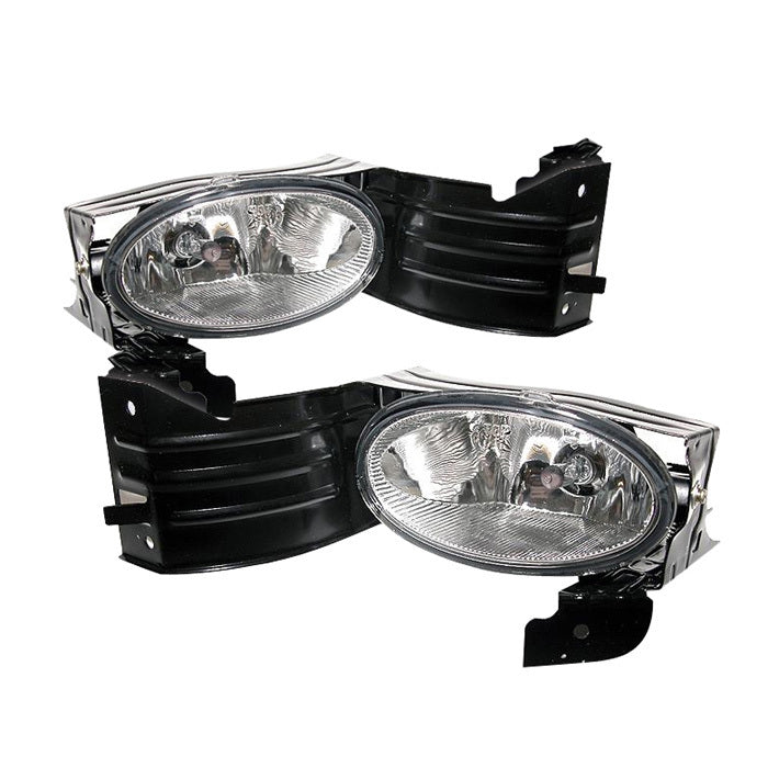 50.64 Spyder OEM Style Fog Lights Honda Accord Coupe (08-09) [w/ Switch] Clear - Redline360