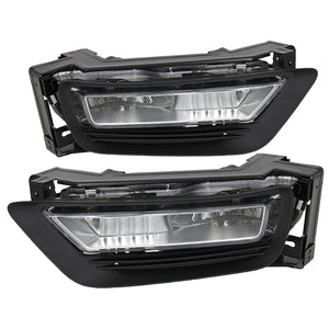 66.59 Spyder OEM Style Fog Lights Honda Accord Sedan (13-15) [w/ Switch] Clear - Redline360