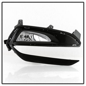 100.58 Spyder OEM Style Fog Lights Hyundai Tucson (16-18) [w/ Switch] Clear - Redline360