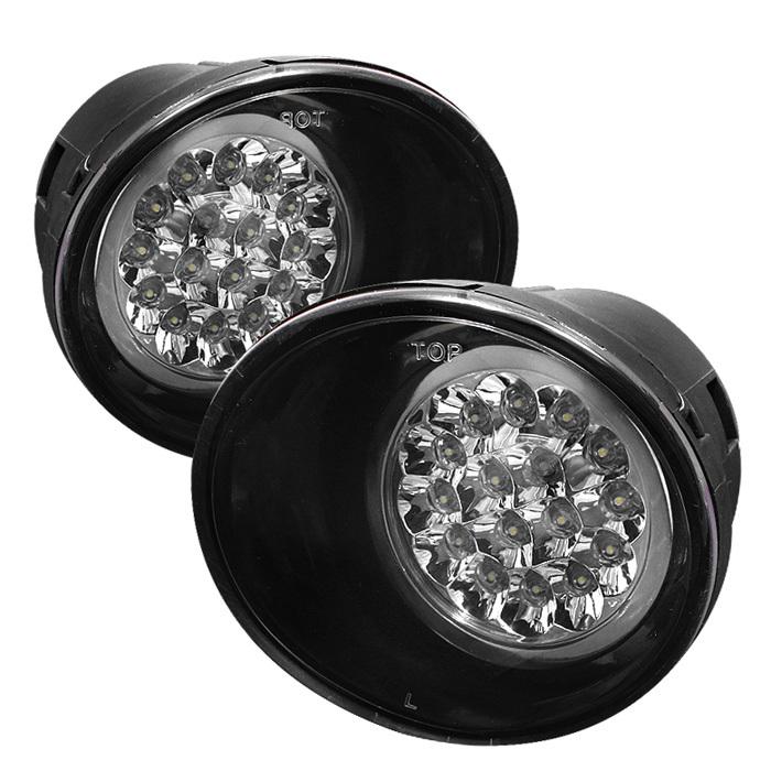 Tgautopart Chrome LED Fog Lights Kit W/ Switch For 2004-2010 Titan & 2004-2007 Armada