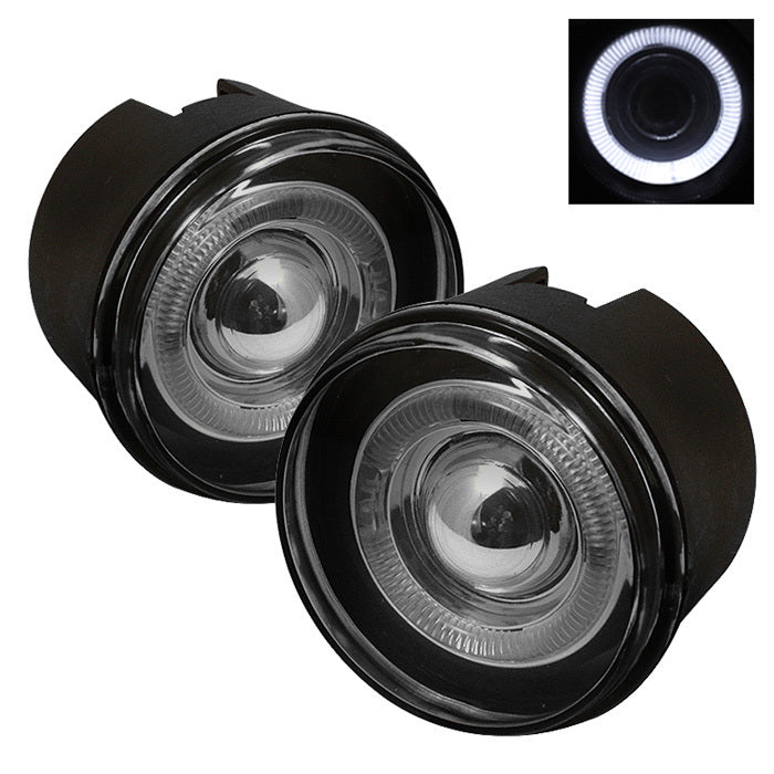 108.50 Spyder Halo Projector Fog Lights Chrysler 300/300C w/ washer (07-08) [w/ Switch] Clear or Smoke - Redline360