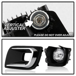 101.97 Spyder OEM LED Fog Lights Toyota Sequoia (18-20) [w/ OEM Fit Switch] Clear - Redline360