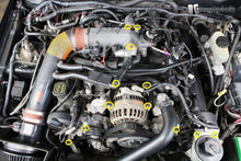 Load image into Gallery viewer, Dress Up Bolts Ford Mustang GT (99-04) Titanium Hardware Engine Kit Alternate Image