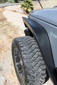 601.65 Go Rhino Trailline Steel Fenders Flares Jeep Wrangler JK/JKU (07-18) [Front / Rear] 3" or 6" - Redline360