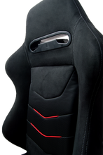 Load image into Gallery viewer, 439.00 Cipher Auto Micro Suede (Black w/ Red &amp; Carbon Fiber - Pair - Reclining) CPA1075CFSDBK-R - Redline360 Alternate Image