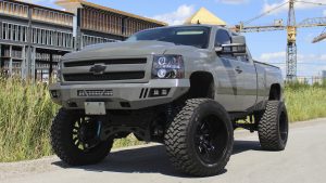 860.99 Body Armor 4x4 Bumper Chevy Silverado 1500 (14-15) ECO-Series Front Bumper - Redline360