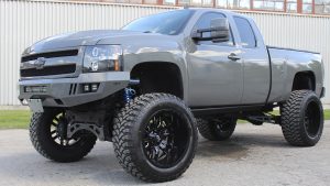 860.99 Body Armor 4x4 Bumper Chevy Silverado 1500 (14-15) ECO-Series Front Bumper - Redline360