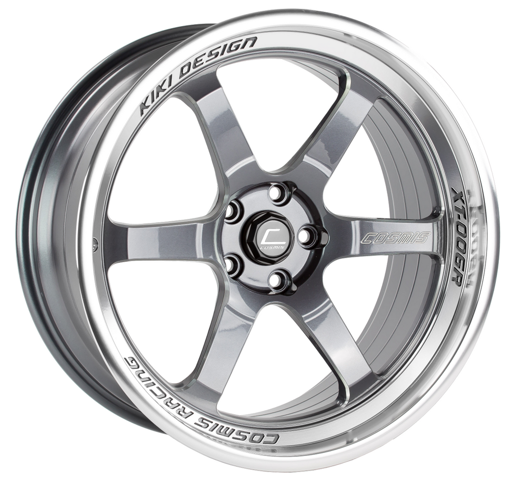 382.50 Cosmis Racing XT-006R Wheels (20x9.5) [Gunmetal w/ Machined Lip +10mm Offset] 5x114.3 - Redline360
