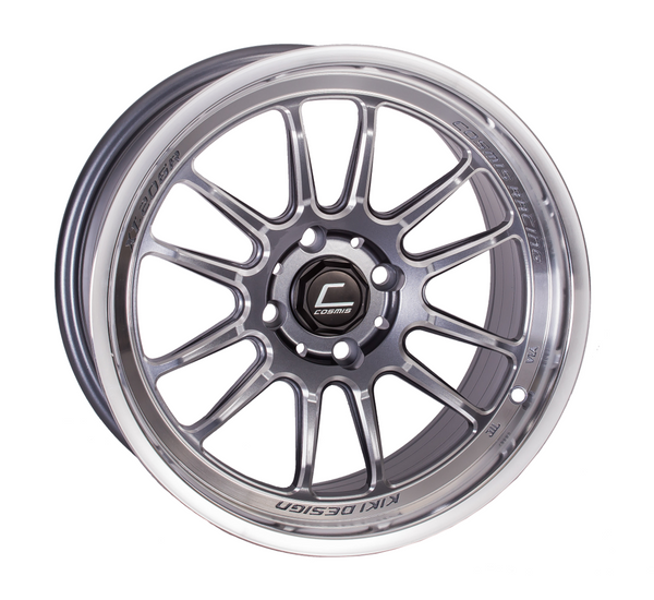 Cosmis Racing XT-206R Wheels (15x8) [Gunmetal w/ Polished Lip +30mm Of