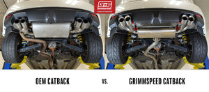 1360.00 GrimmSpeed Catback Exhaust Subaru WRX (11-14)  WRX STI Hatchback (08-14) Resonated or Un-Resonated - Redline360