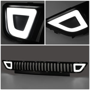DNA Grill Ford Mustang (15-17) [Front Bumper Lower] Vertical Slat or Triangle LED Lights