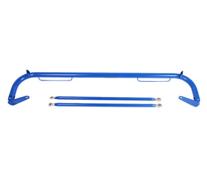 185.00 NRG Seat Belt Race Harness Bar Nissan 240SX S13/S14 (89-98) Blue/Titanium - Redline360
