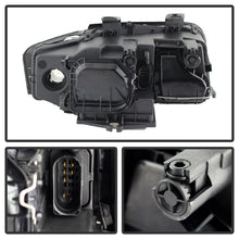 Load image into Gallery viewer, Xtune Crystal Headlights Audi A4 (02-05) [Halogen Only] Black w/ Amber Turn Signal Light - Default Title Alternate Image