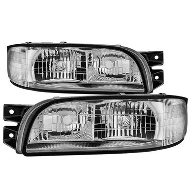Xtune Crystal Headlights Buick LeSabre (1997-1999) [OEM Style] Chrome or Black