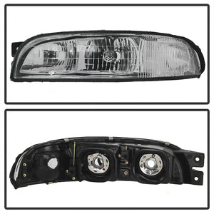 Xtune Crystal Headlights Buick LeSabre (1997-1999) [OEM Style] Chrome or Black