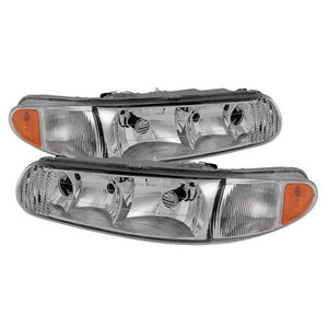 Xtune Crystal Headlights Buick Century (1997-2005) Chrome or Black