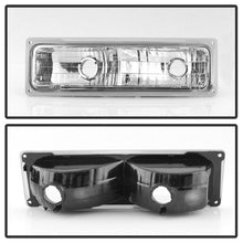 Load image into Gallery viewer, Xtune Headlights Chevy Silverado (94-98) [OE Style w/ Corner &amp; Parking Lights - 8 pcs] Black / Chrome / Smoked - Chrome Alternate Image