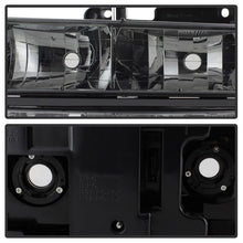 Load image into Gallery viewer, Xtune Headlights Chevy Silverado (94-98) [OE Style w/ Corner &amp; Parking Lights - 8 pcs] Black / Chrome / Smoked - Chrome Alternate Image
