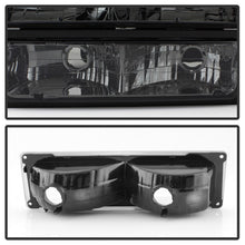 Load image into Gallery viewer, Xtune Headlights Chevy Suburban (94-98) [OE Style w/ Corner &amp; Parking Lights - 8 pcs] Black / Chrome / Smoked - Chrome Alternate Image