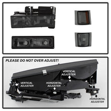 Load image into Gallery viewer, Xtune Headlights Chevy Suburban (94-98) [OE Style w/ Corner &amp; Parking Lights - 8 pcs] Black / Chrome / Smoked - Chrome Alternate Image