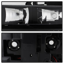 Load image into Gallery viewer, Xtune Headlights Chevy C/K C/10 1500/2500/3500 (94-98) [w/ Corner/LED Bumper Headlights ] Black / Chrome / Smoke - Black Alternate Image