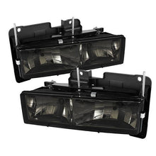 Load image into Gallery viewer, Xtune Crystal Headlights Chevy C/K Series 1500/2500/3500 (88-99) Black or Smoke w/ Amber Turn Signal Light Alternate Image