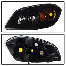 Load image into Gallery viewer, Xtune Crystal Headlights Chevy Cobalt (05-10) Black or Black Smoke w/ Amber Turn Signal Light Alternate Image