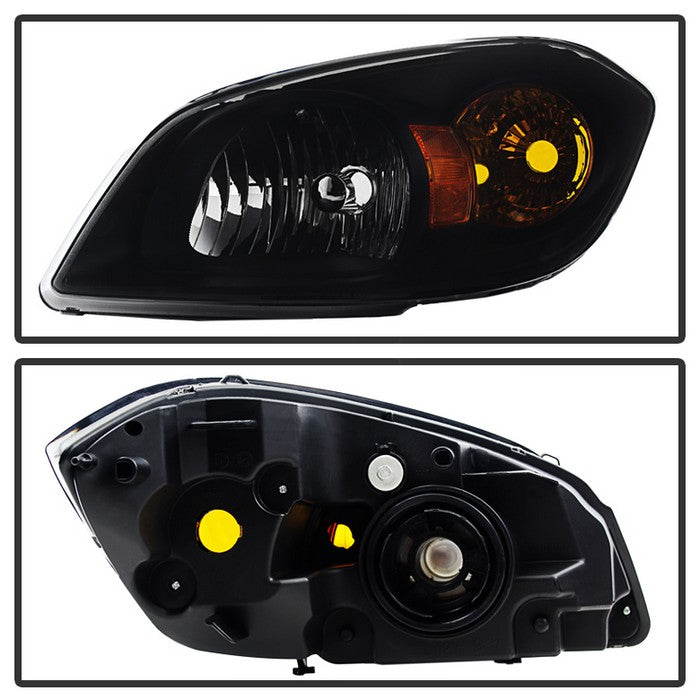 Xtune Crystal Headlights Pontiac G5 (07-09) Black or Black Smoke w/ Am