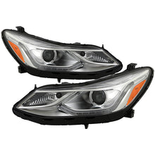 Load image into Gallery viewer, Xtune Headlights Chevy Cruze Sedan LT / Premier / Desel only (16-18) [w/ LED DRL Lights] Chrome w/ Amber Turn Signal Light Alternate Image