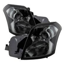 Load image into Gallery viewer, Xtune Projector Headlights Cadillac CTS (2003-2007) Chrome/ Black/ Smoke Alternate Image