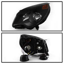 Load image into Gallery viewer, Xtune Headlights Chevy Equinox LS / LT (10-17) [w/ LED Light Bar] Black or Chrome w/ Amber Turn Signal Lights - Black w/ LED Bar Alternate Image