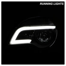 Load image into Gallery viewer, Xtune Headlights Chevy Equinox LS / LT (10-17) [w/ LED Light Bar] Black or Chrome w/ Amber Turn Signal Lights - Black w/ LED Bar Alternate Image