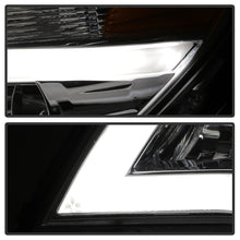Load image into Gallery viewer, Xtune Headlights Chevy Equinox LS / LT (10-17) [w/ LED Light Bar] Black or Chrome w/ Amber Turn Signal Lights - Black w/ LED Bar Alternate Image