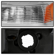Load image into Gallery viewer, Xtune Headlights Chevy Equinox LS / LT (10-17) [w/ LED Light Bar] Black or Chrome w/ Amber Turn Signal Lights - Black w/ LED Bar Alternate Image