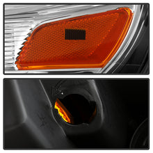 Load image into Gallery viewer, Xtune Headlights Chevy Equinox LS / LT (10-17) [w/ LED Light Bar] Black or Chrome w/ Amber Turn Signal Lights - Black w/ LED Bar Alternate Image