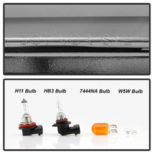Load image into Gallery viewer, Xtune Headlights Chevy Equinox LS / LT (10-17) [w/ LED Light Bar] Black or Chrome w/ Amber Turn Signal Lights - Black w/ LED Bar Alternate Image