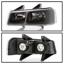 Load image into Gallery viewer, Xtune Projector Headlights Chevy Equinox LTZ (10-17) [Halogen -OEM Style] Chrome / Black w/ Amber Side Light - Black Alternate Image