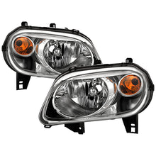 Load image into Gallery viewer, Xtune Crystal Headlights Chevy HHR (2006-2011) Chrome / Black w/ Amber Corner Lights Alternate Image