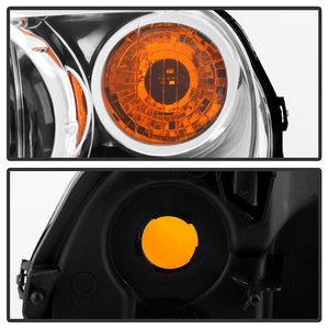 Xtune Crystal Headlights Chevy HHR (2006-2011) Chrome / Black w/ Amber Corner Lights