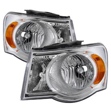 Load image into Gallery viewer, Xtune Headlights Chrysler Aspen (07-09) [OEM Style] Black or Chrome w/ Amber Signal Light - Chrome Alternate Image