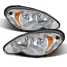 Load image into Gallery viewer, Xtune Headlights Chrysler PT Cruiser (06-10) [OEM Style - Halogen] Black or Chrome w/ Amber Signal Light - Chrome Alternate Image