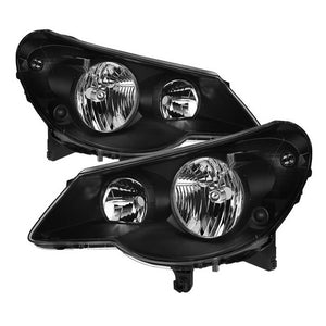 Xtune Headlights Chrysler Sebring (07-10) [OEM Style] Black or Chrome w/ Amber Signal Light