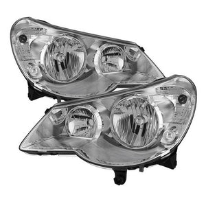 Xtune Headlights Chrysler Sebring (07-10) [OEM Style] Black or Chrome w/ Amber Signal Light