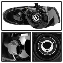 Load image into Gallery viewer, Xtune Crystal Headlights Chrysler Town &amp; Country (05-07) Black or Chrome w/ Amber Signal Light - Black Alternate Image